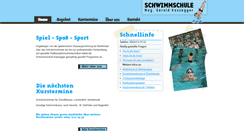 Desktop Screenshot of ichschwimme.at